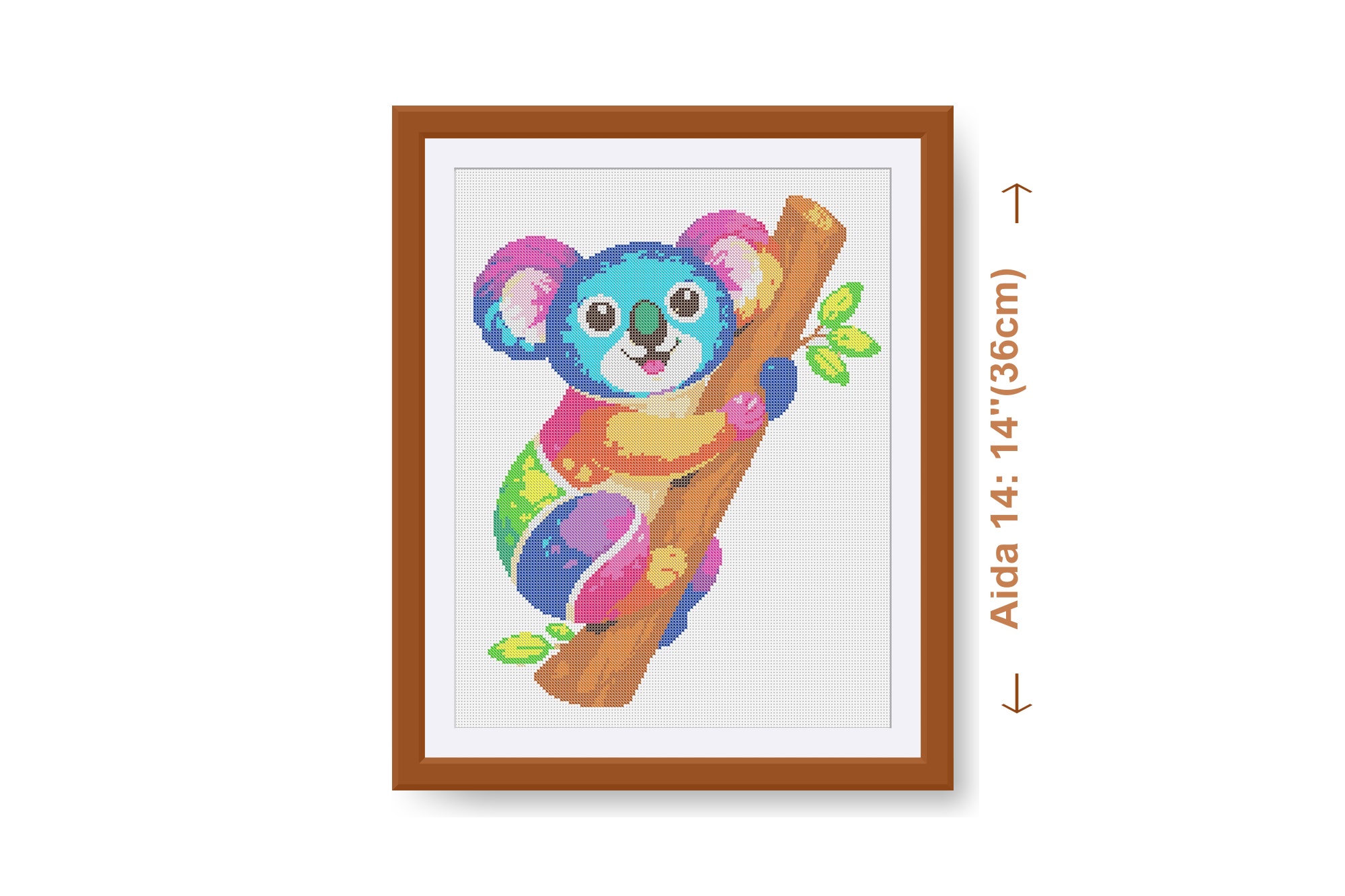 Koala cross stitch pattern